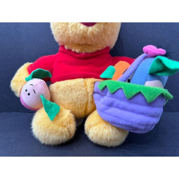 1999 Disney Easter Bunny Winnie The Pooh Bear Plush (Eeyore, Tigger, Piglet) VTG - Picture 2 of 9